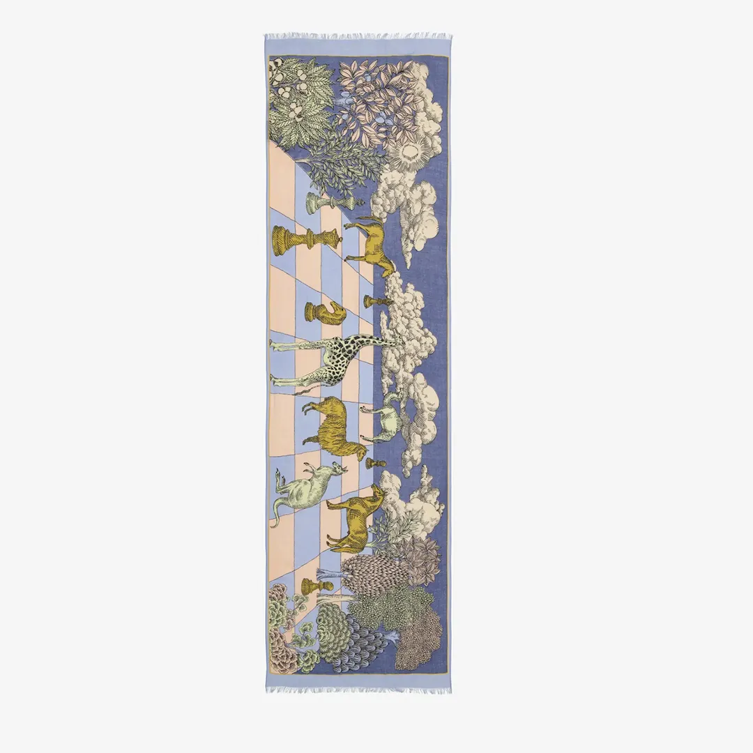 Scarf 55 'Magnus' in Grey by Inoui Editions