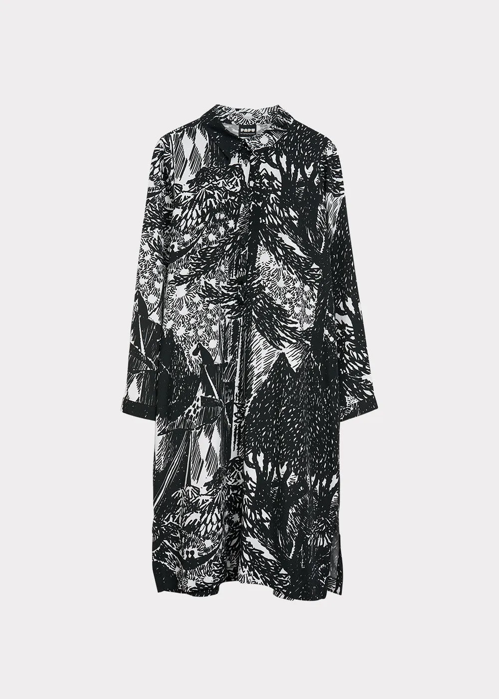 Shirt Dress Autumn Garden