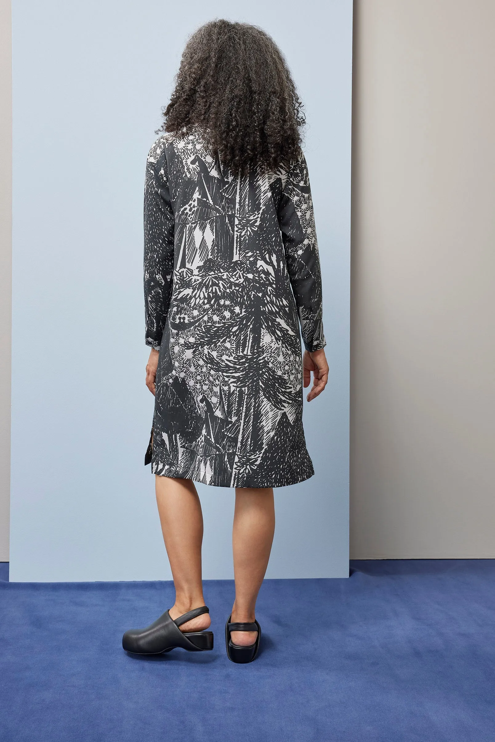 Shirt Dress Autumn Garden