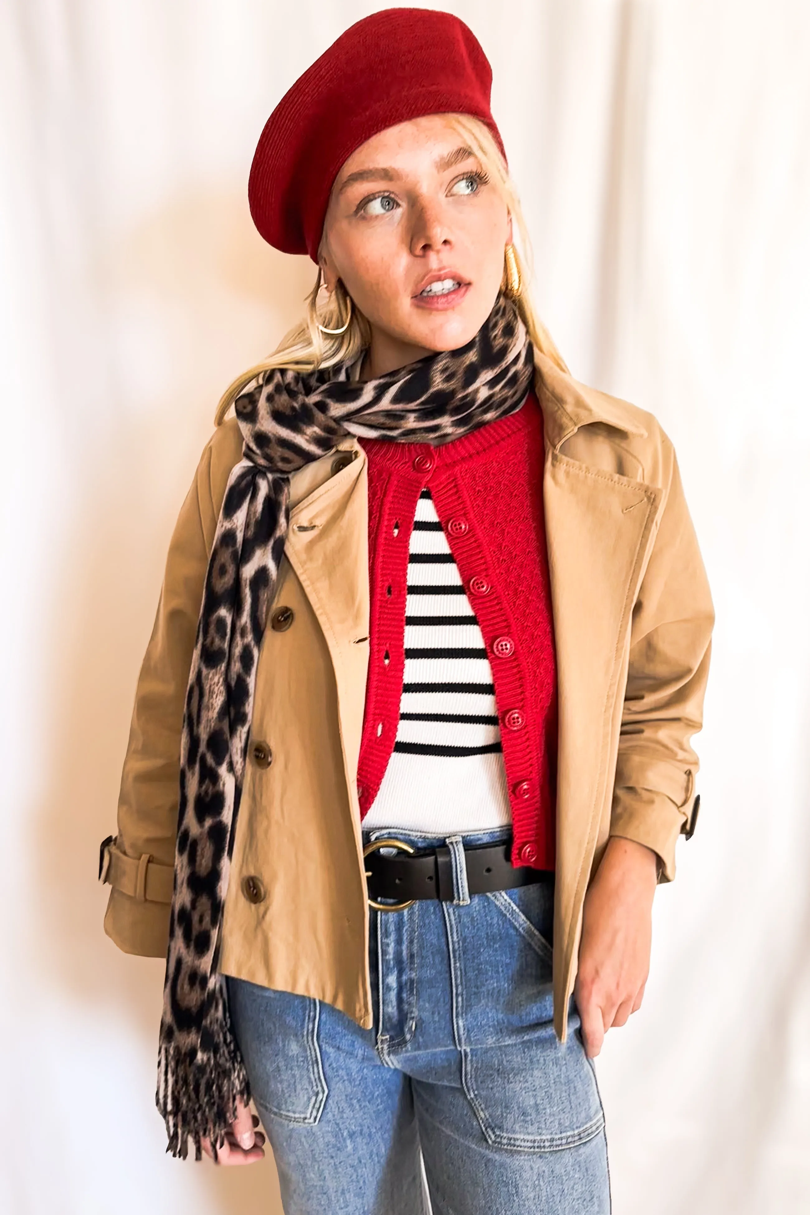 Short Trench Jacket / Khaki