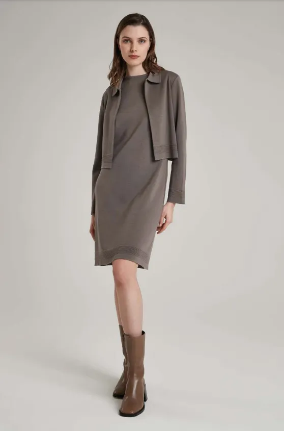 Sleeveless Knit Dress in Merino Wool