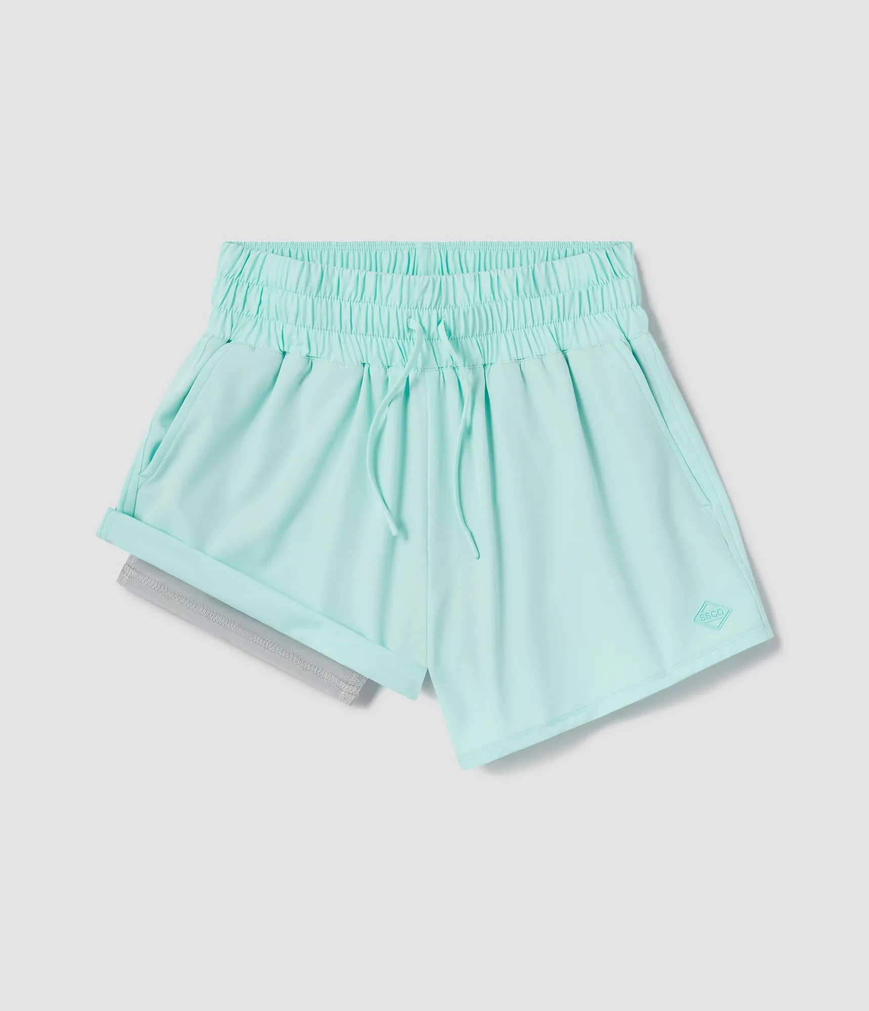 Southern Shirt Co Lined Hybrid Shorts - Crystal Cove