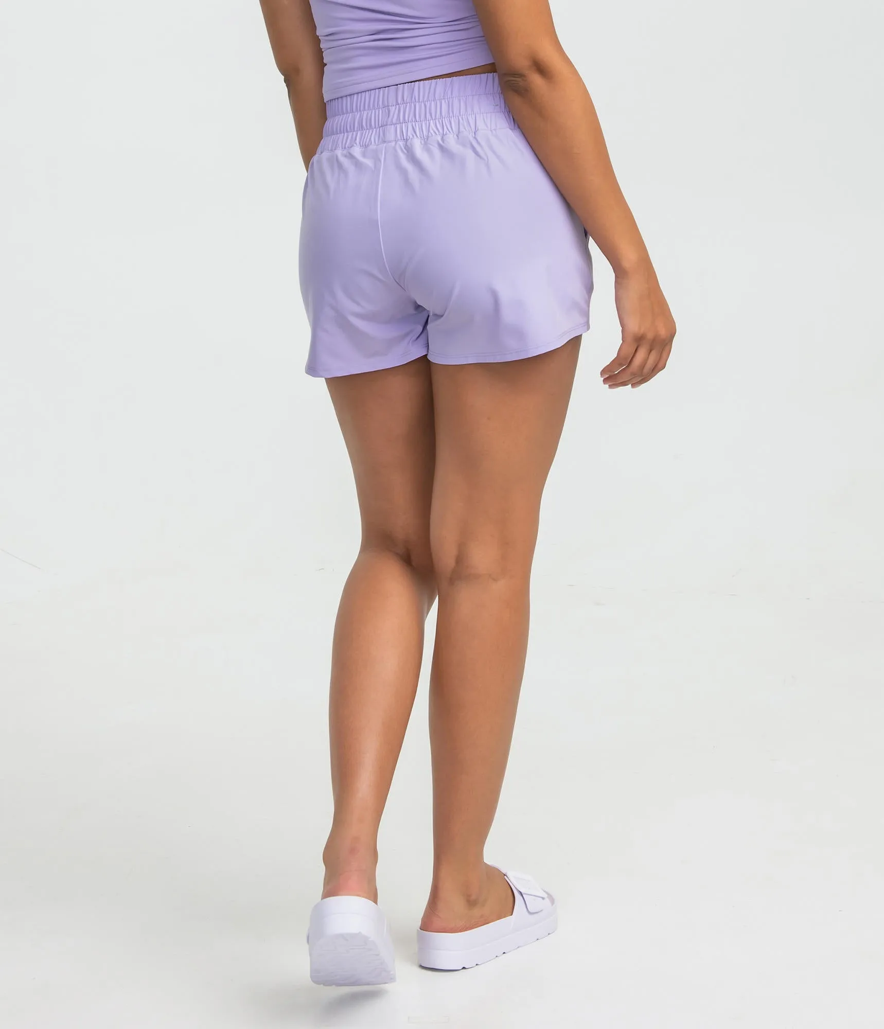 Southern Shirt Co Lined Hybrid Shorts - Purple Rose