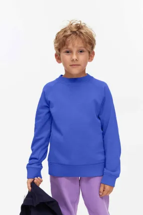 Sportex Kid's Solid Design Raglan Sleeve Fleece Sweat Shirt