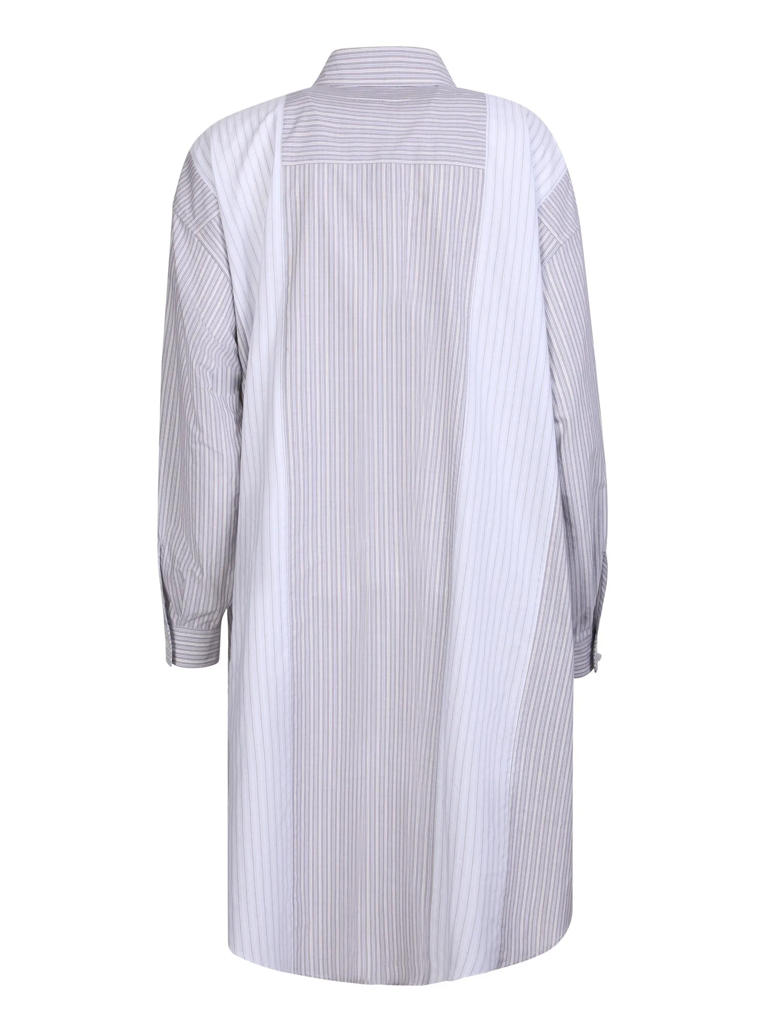 Striped shirt dress