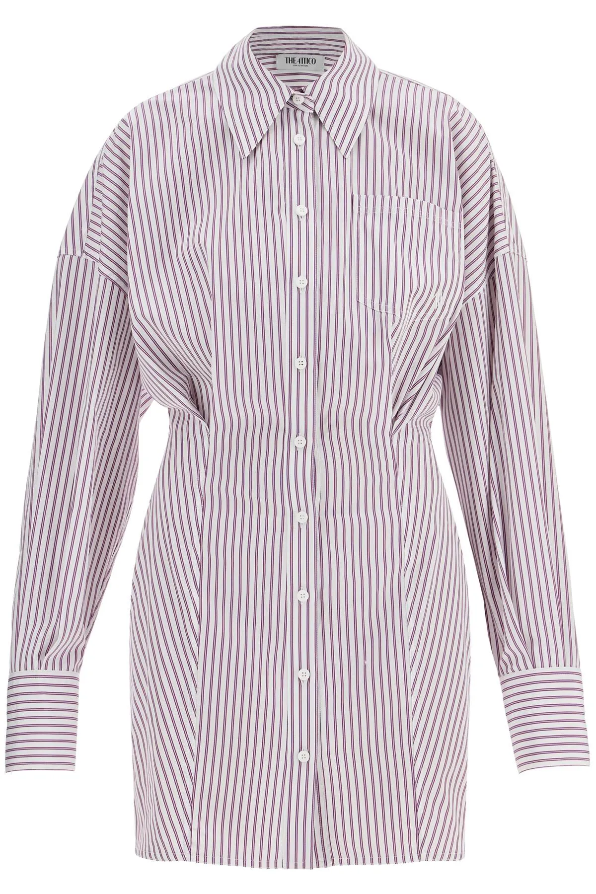 Striped Shirt Dress