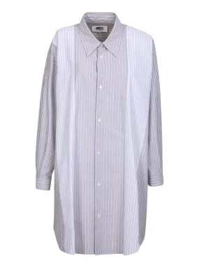 Striped shirt dress