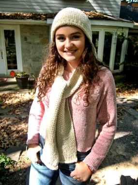 Textured Hat and Scarf  - Designed by Eleanor Swogger