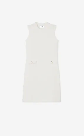 Textured Knit Sleeveless Dress