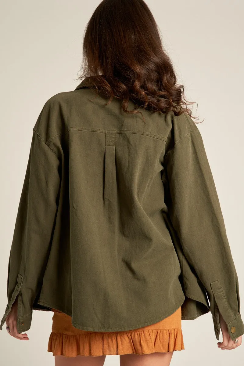 The  Ophelia Denim Shacket