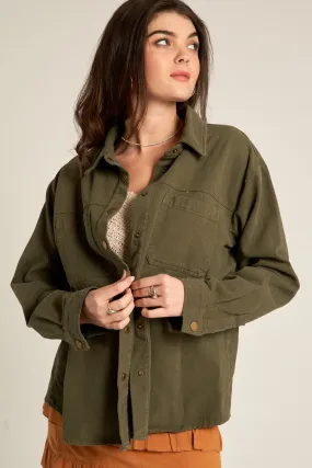 The  Ophelia Denim Shacket