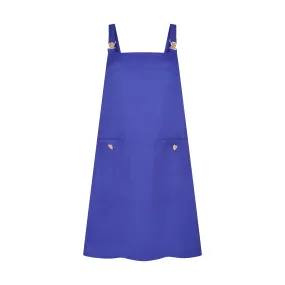THE STROMBUS SHIFT DRESS-ROYAL BLUE
