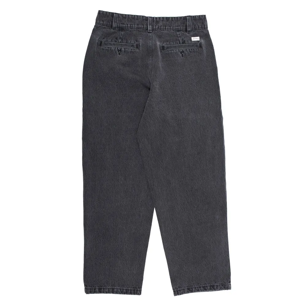 THEORIES BELVEDERE DENIM TROUSERS WASHED BLACK