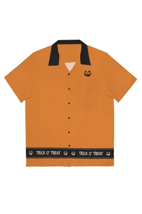 Trick O' Treat Pumpkin Button Down Shirt