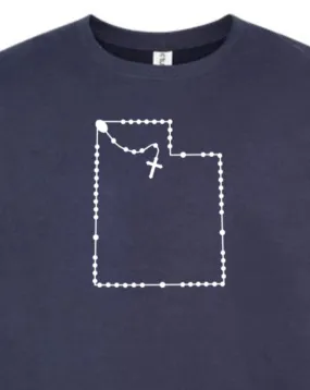 Utah Catholic Rosary Crewneck Sweatshirt