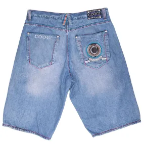 VINTAGE COOGI BAGGI BLUE DENIM SHORTS 2000S SIZE 40