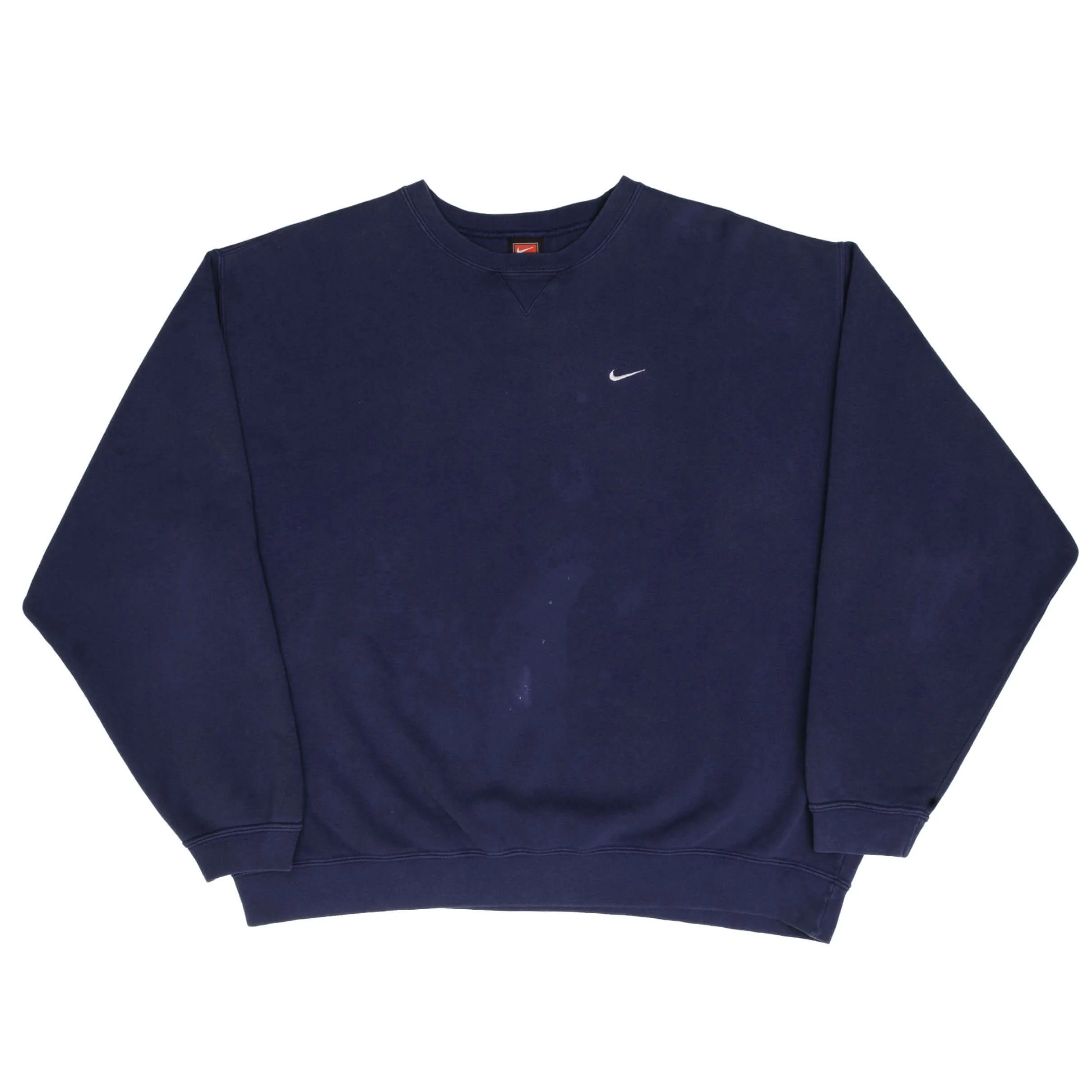 VINTAGE NIKE CLASSIC SWOOSH BLUE SWEATSHIRT 1990S SIZE 2XL
