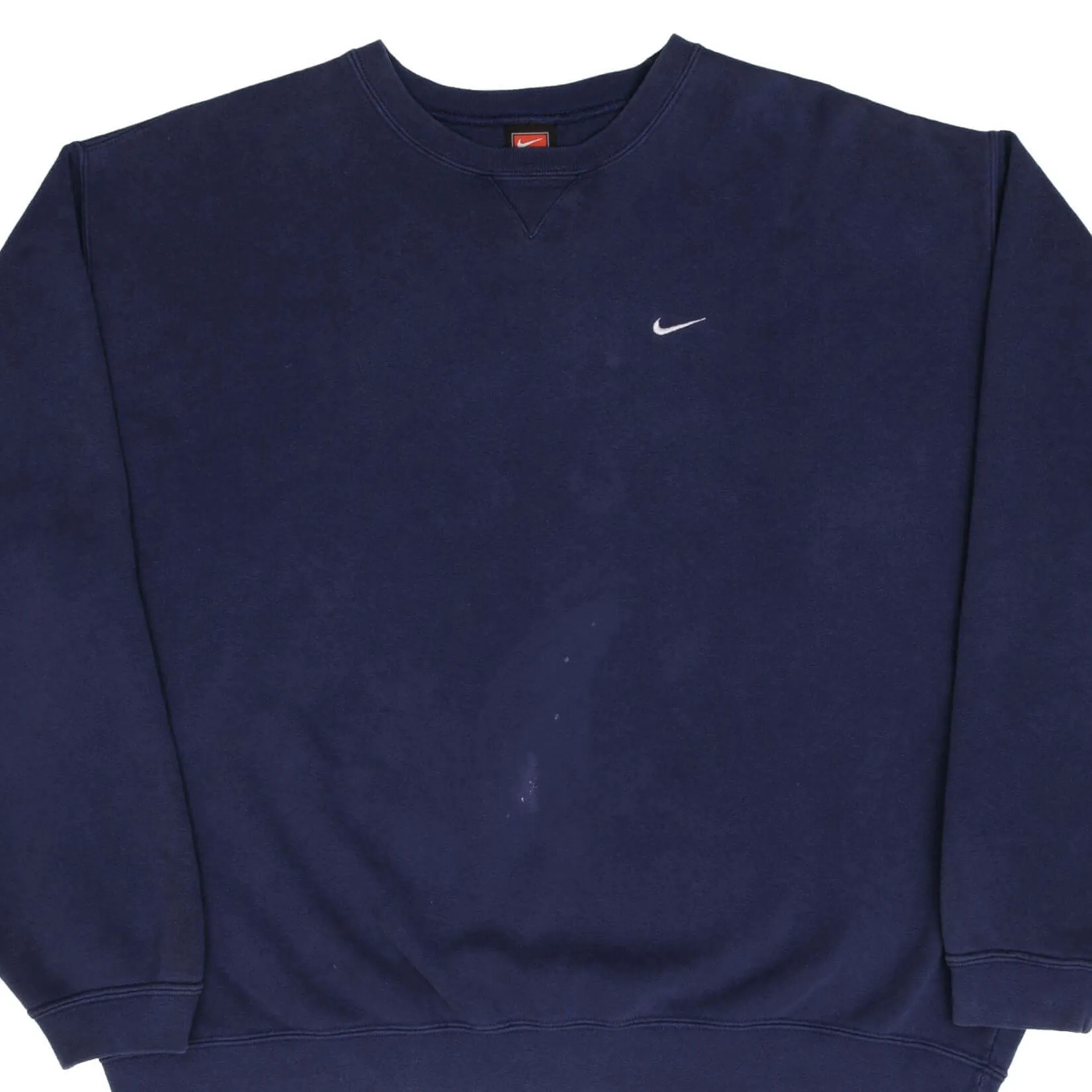 VINTAGE NIKE CLASSIC SWOOSH BLUE SWEATSHIRT 1990S SIZE 2XL