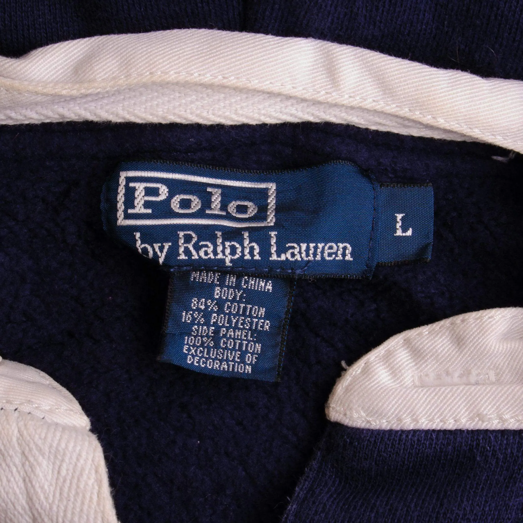 VINTAGE RALPH LAUREN HOODIE SWEATSHIRT  SIZE LARGE 1990s