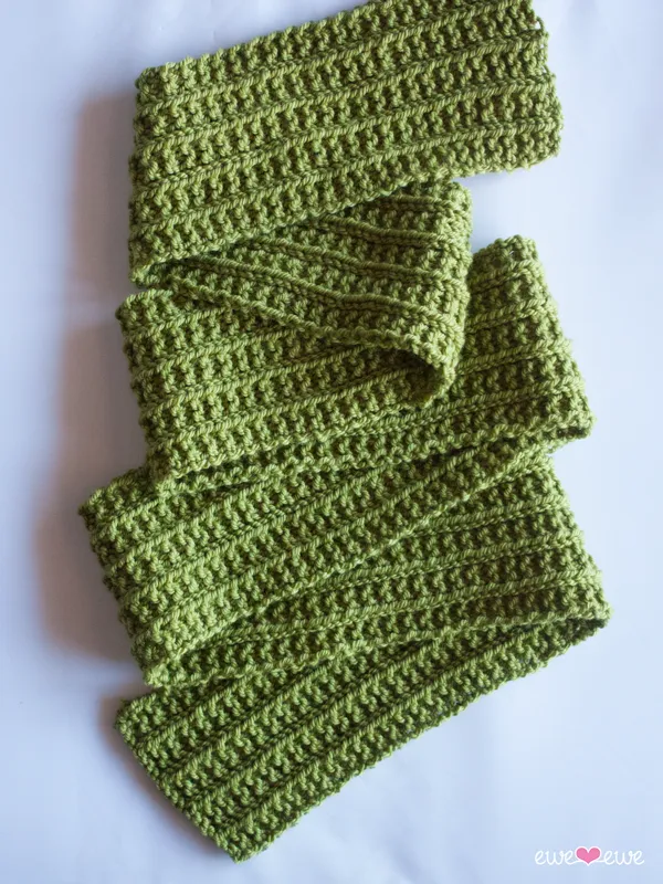 Wainscot Scarf FREE One Row Knitting Pattern