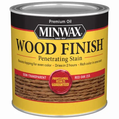 Wood Finish Semi-Transparent HALF PINT - RED OAK