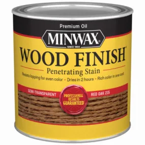 Wood Finish Semi-Transparent HALF PINT - RED OAK