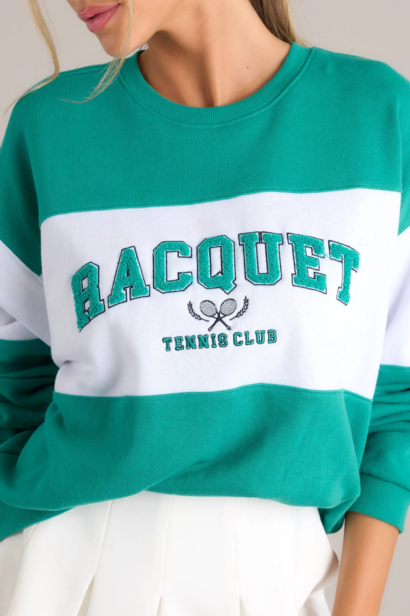 Z-Supply Racquet Team Green Sweatshirt