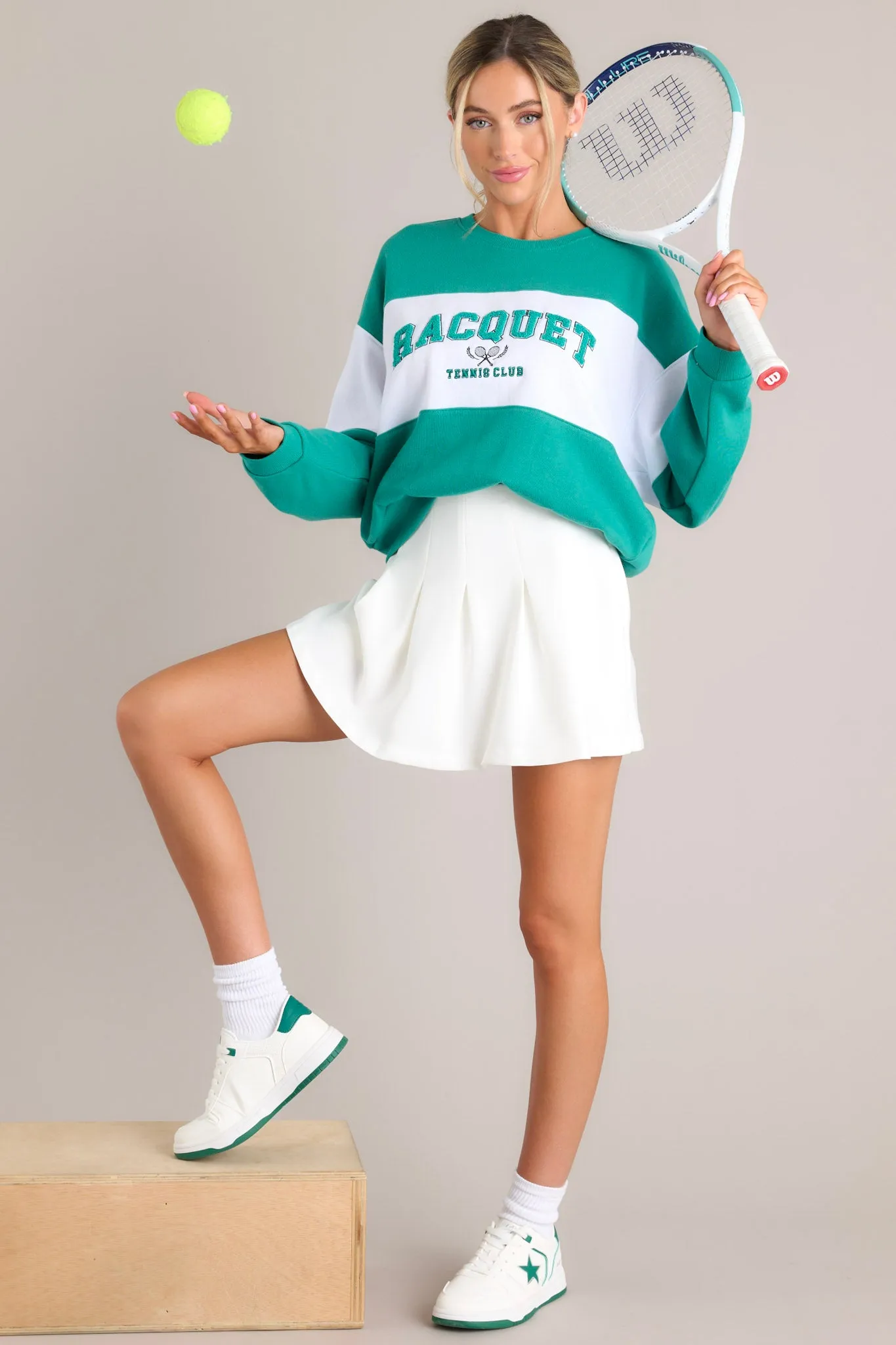 Z-Supply Racquet Team Green Sweatshirt