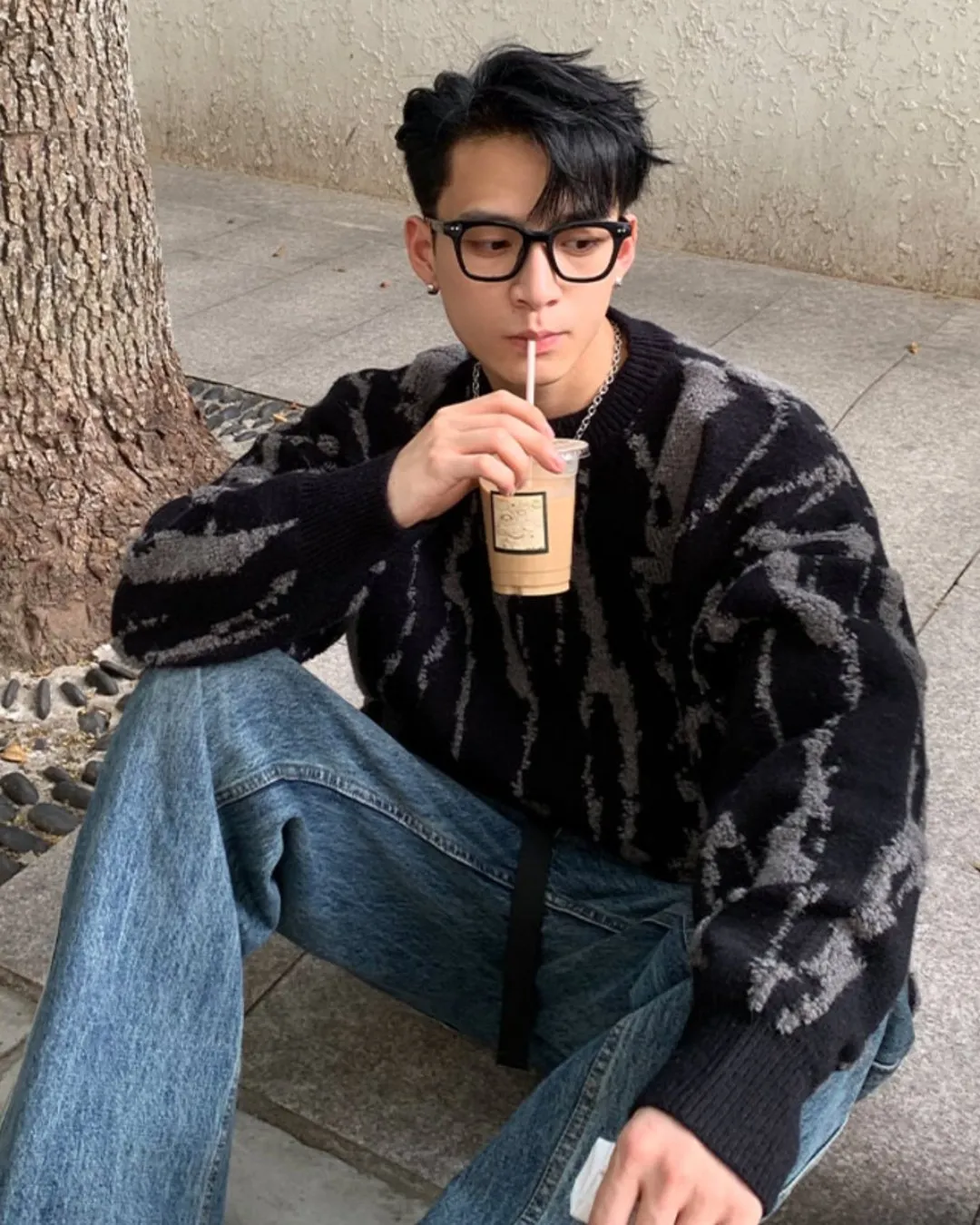 ZEBRA PRINT PULLOVER PLT0007