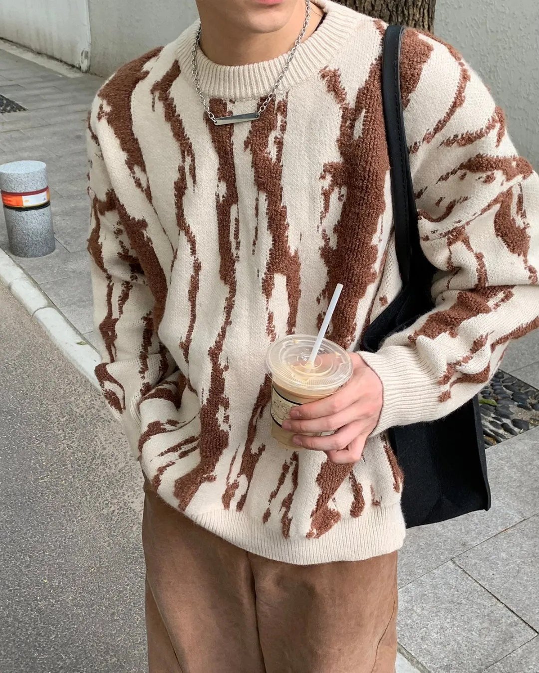 ZEBRA PRINT PULLOVER PLT0007