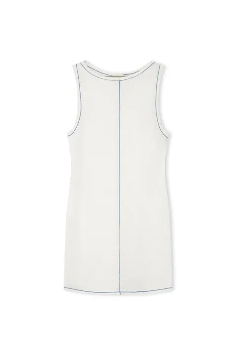 Zulu & Zephyr 'Milk Contrast Knit Mini Dress'