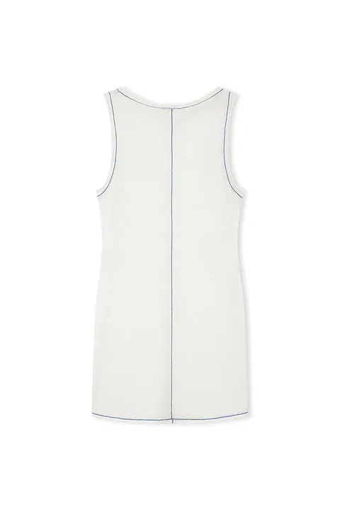 Zulu & Zephyr 'Milk Contrast Knit Mini Dress'